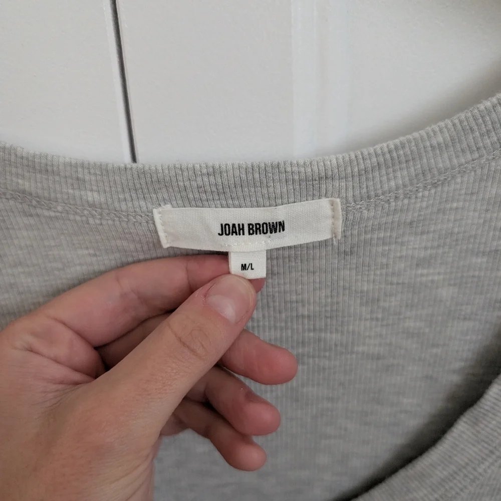 Joah Brown Henley Long Sleeve - Picture 2 of 6